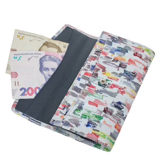 Кошелек женский кожа Desisan 113-747 светлые мазки