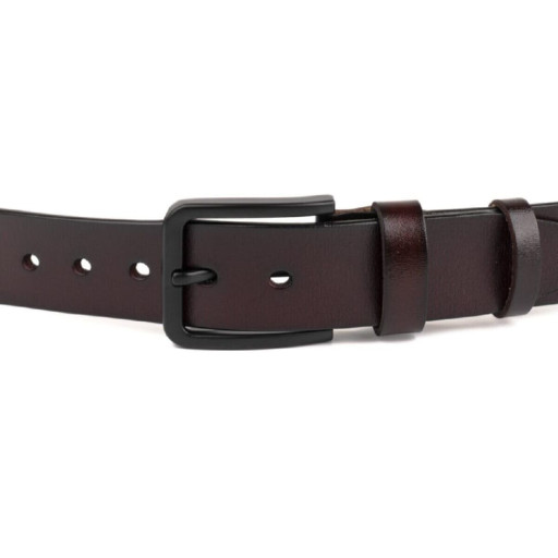 Чоловічий шкіряний ремінь Vintage 20221 Коричневий