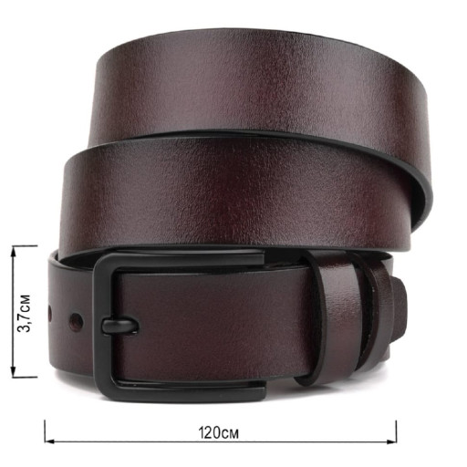 Чоловічий шкіряний ремінь Vintage 20221 Коричневий