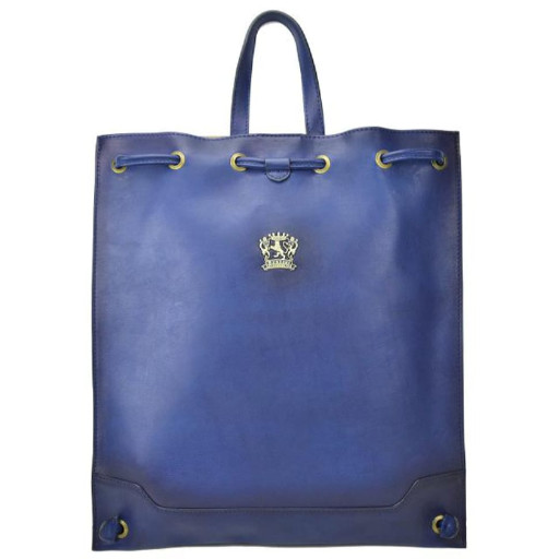 Pratesi BBL490 - Contea B490 Backpack in cow leather Contea B490 Blue