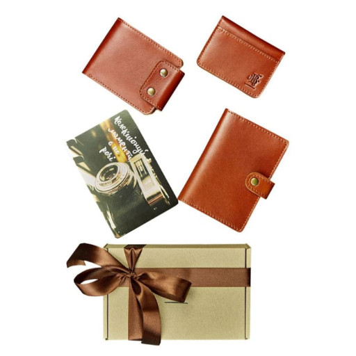 Чоловік подарунковий набір шкіряних аксесуарів Чикаго