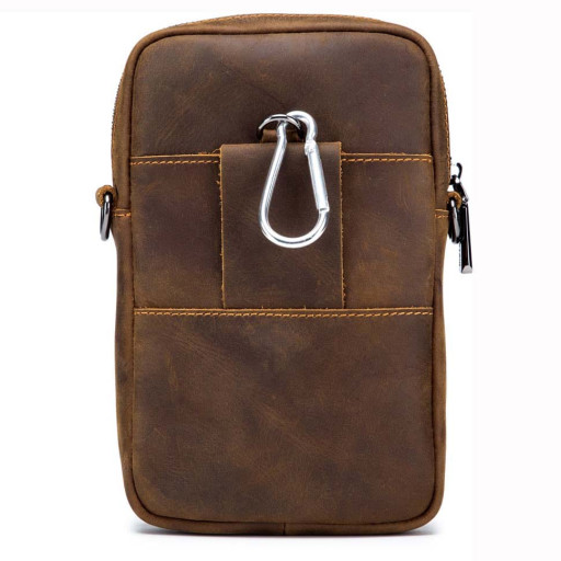 Чохол на пояс, сумка крос-боді коричнева Bull T1500