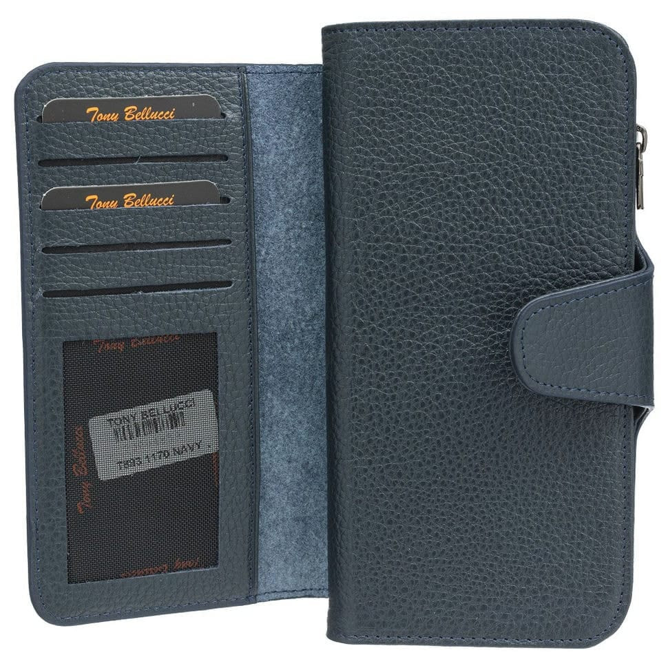 Гаманець жіночий шкіряний Tony Bellucci T883-1170 синій флотар
