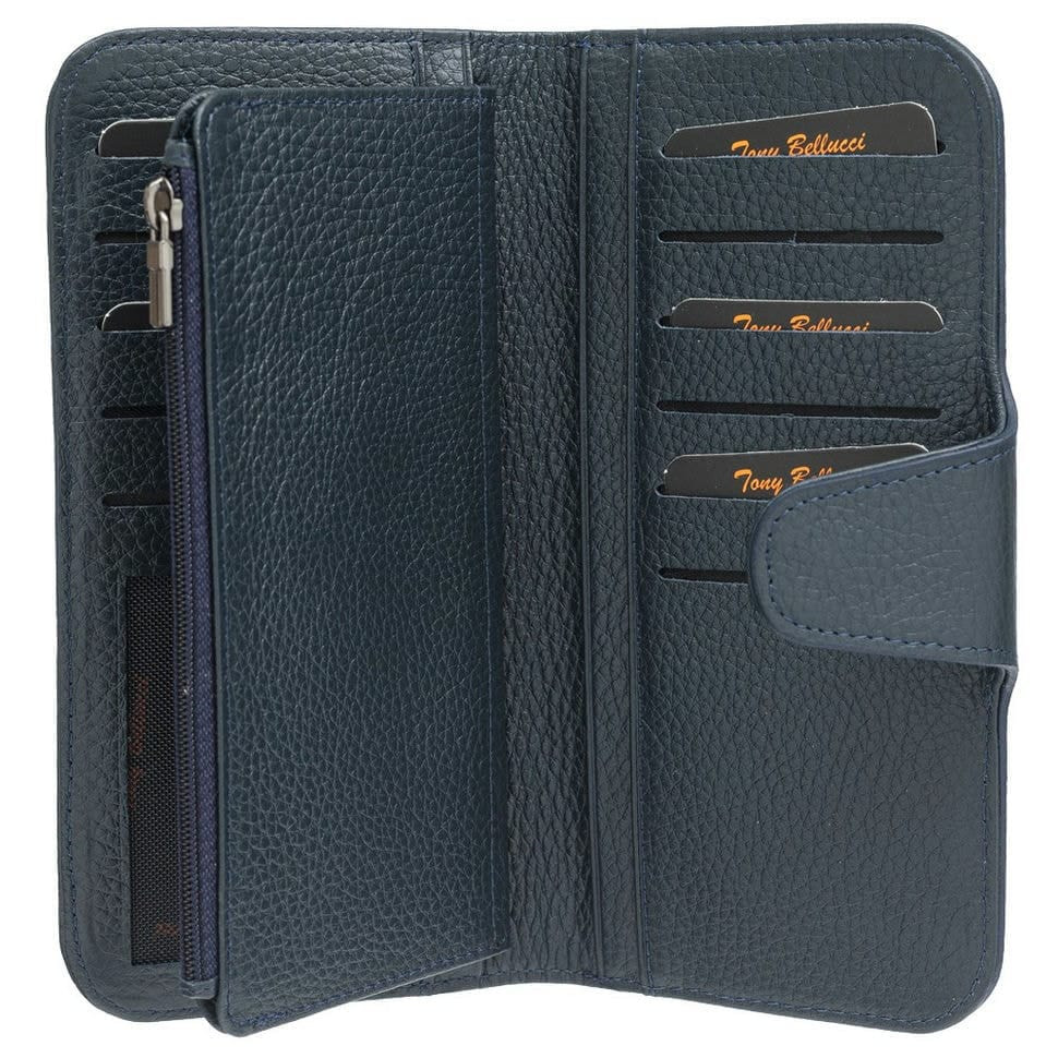 Гаманець жіночий шкіряний Tony Bellucci T883-1170 синій флотар