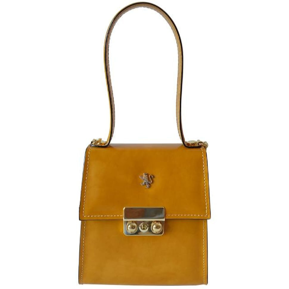 Pratesi RSE299/22 - Artemisia 299/22 Small Lady Bag in cow leather Artemisia Radica Senape