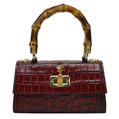 Pratesi KCH298/20 - Castalia K298/20 Lady Bag in cow leather Castalia K298/20 Chianti