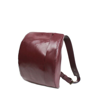 Cloud S leather backpack burgundy