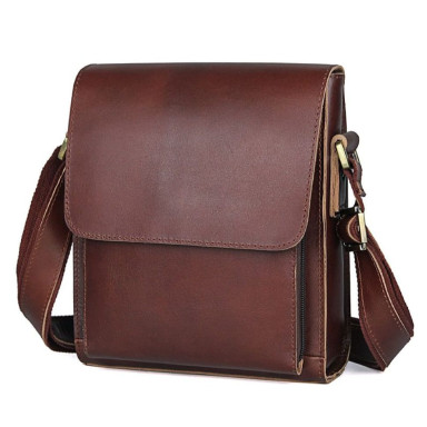 JD7055X John McDee Genuine Leather Shoulder Bag