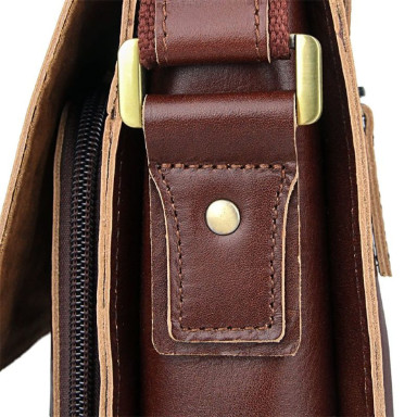 JD7055X John McDee Genuine Leather Shoulder Bag
