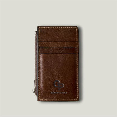 CardCase Topolino, Grande Pelle terracotta gloss