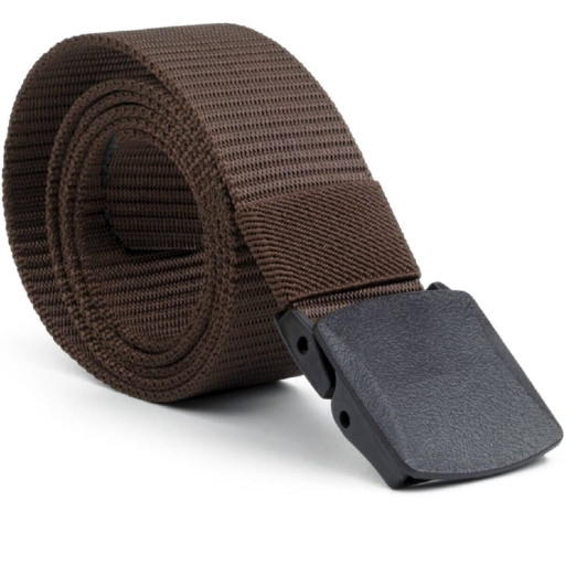 Якісний чоловічий ремінь із натуральної шкіри Grande Pelle 21461 Коричневий