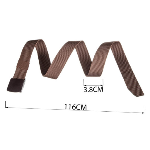 Якісний чоловічий ремінь із натуральної шкіри Grande Pelle 21461 Коричневий