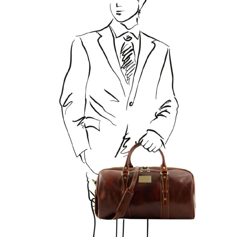 Francoforte Шкіряна сумка weekender - Маленький розмір Tuscany  TL140935