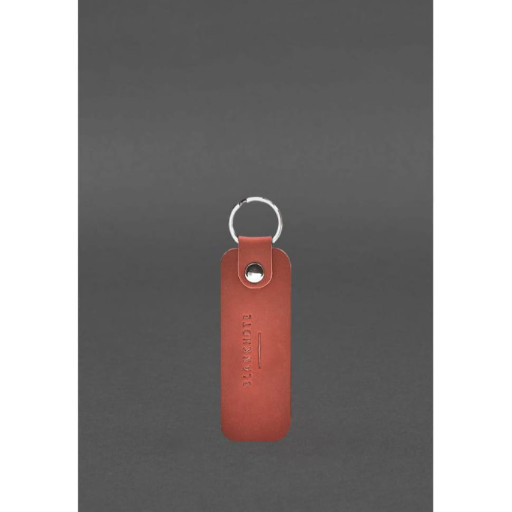 Шкіряний брелок для Toyota Toyota кораловий Crazy Horse