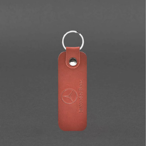 Шкіряний брелок для Toyota Toyota кораловий Crazy Horse