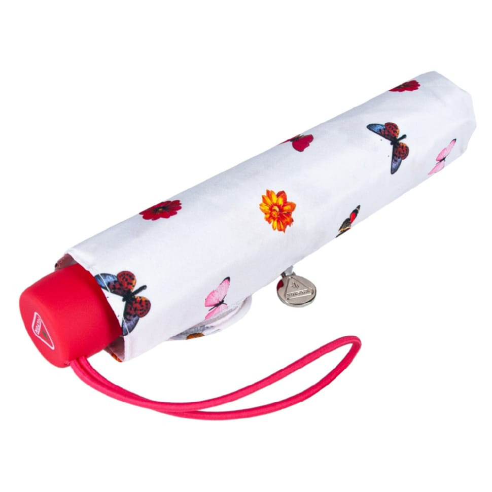 Зонт женский Fulton L553-040997 Superslim-2 Butterflies & Flowers (Бабочки и цветы)