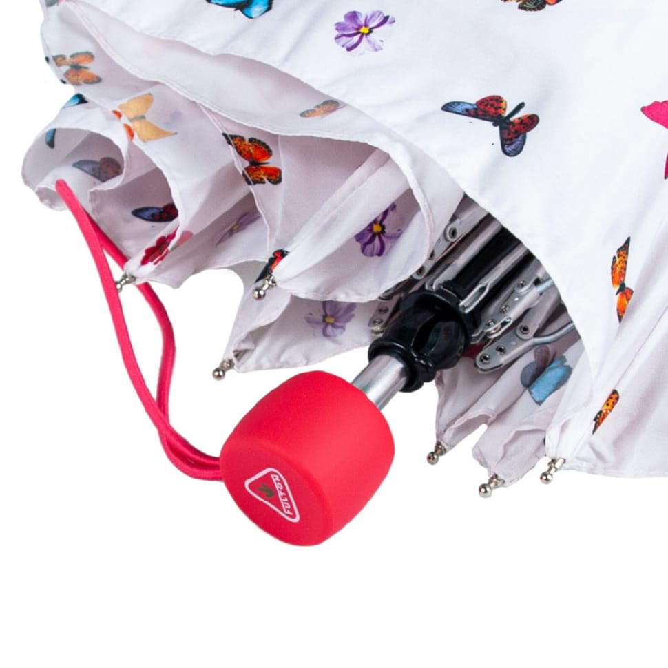 Зонт женский Fulton L553-040997 Superslim-2 Butterflies & Flowers (Бабочки и цветы)