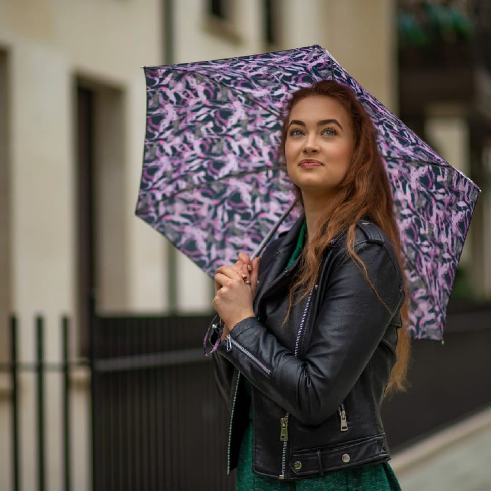 Міні парасолька жіноча Fulton L501-041093 Tiny-2 OTT Leopard (Леопард)