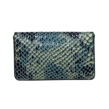 Визитница кожаная Fashion 2678 blu синий