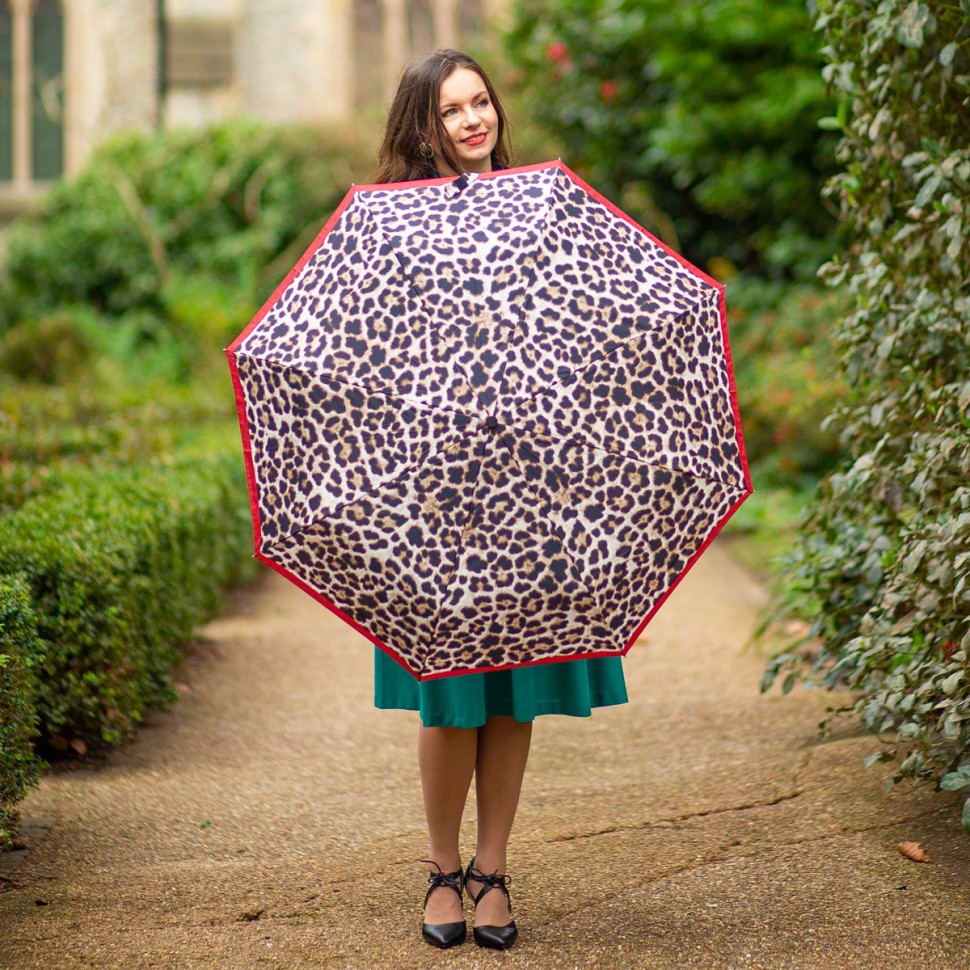 Зонтик женский Fulton L354-039748 Minilite-2 Lusterous Leopard