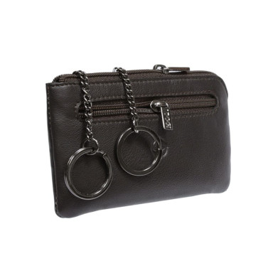 Leather key holder Cortina 5002 moro brown