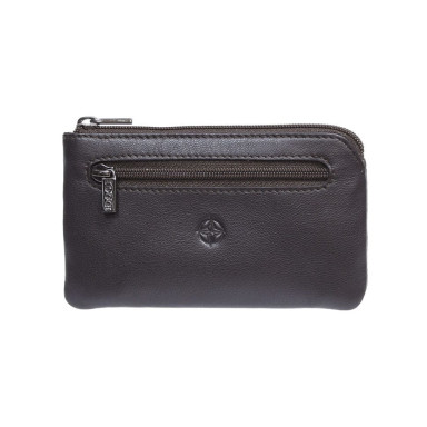 Leather key holder Cortina 5002 moro brown