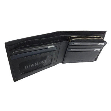 Leather wallet Diamante 2004 nero black