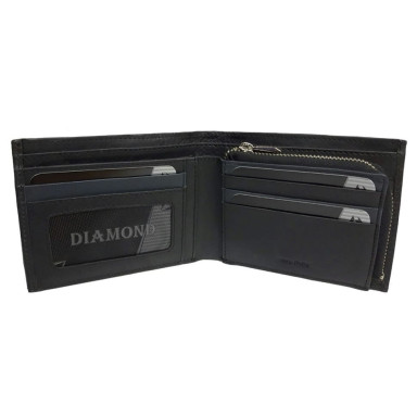 Leather wallet Diamante 2004 nero black