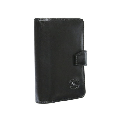 Leather pocket notebook Italico 1649 nero black
