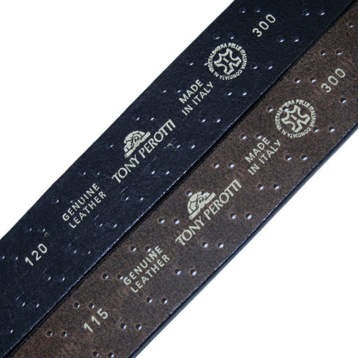 Шкіряний ремень 300 moro коричневий TONY PEROTTI