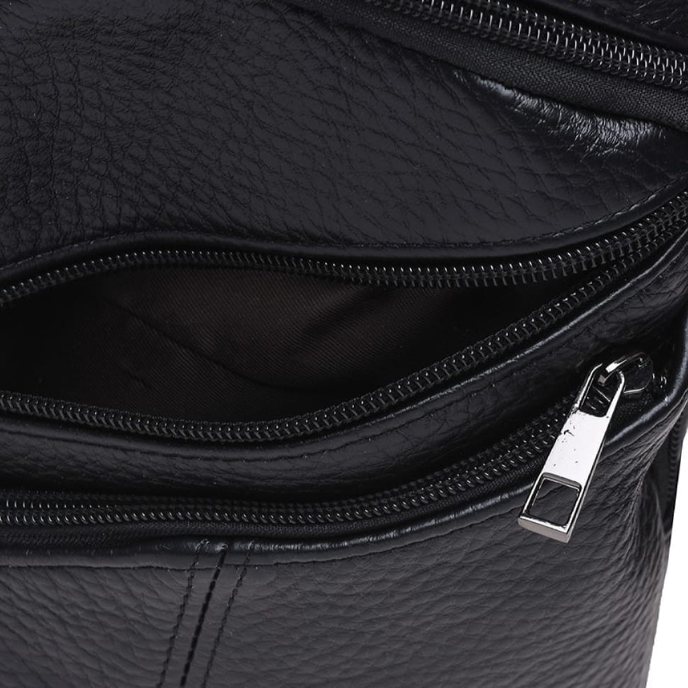 Чоловік шкіряний рюкзак Keizer K1682-black