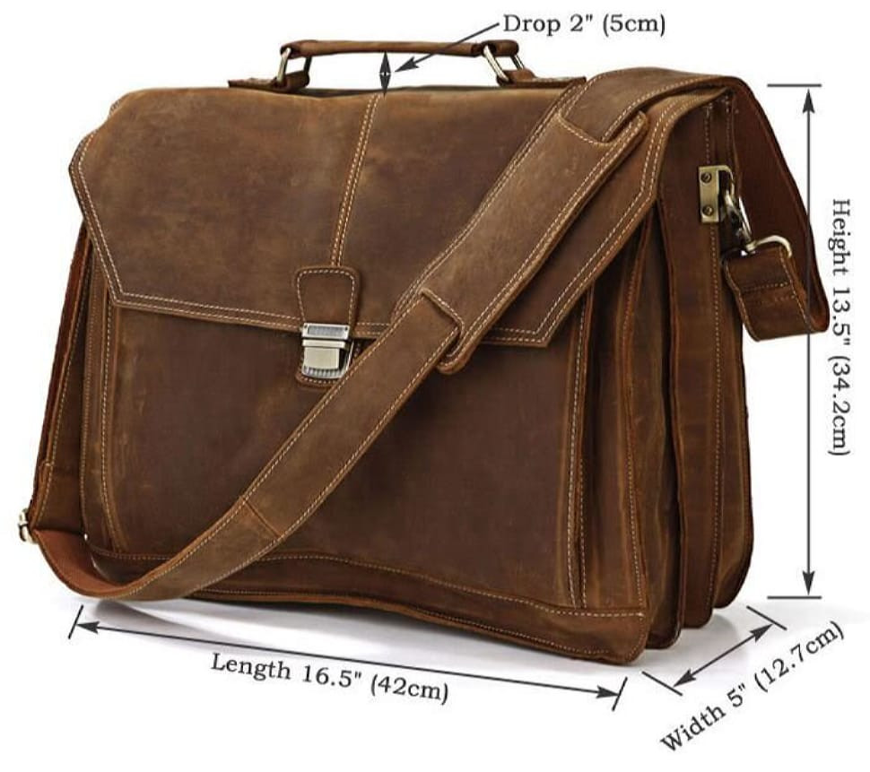 Портфель Vintage 14100 Коричневий