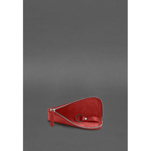 Шкіряна кишенькова ключниця 5.0 Червона