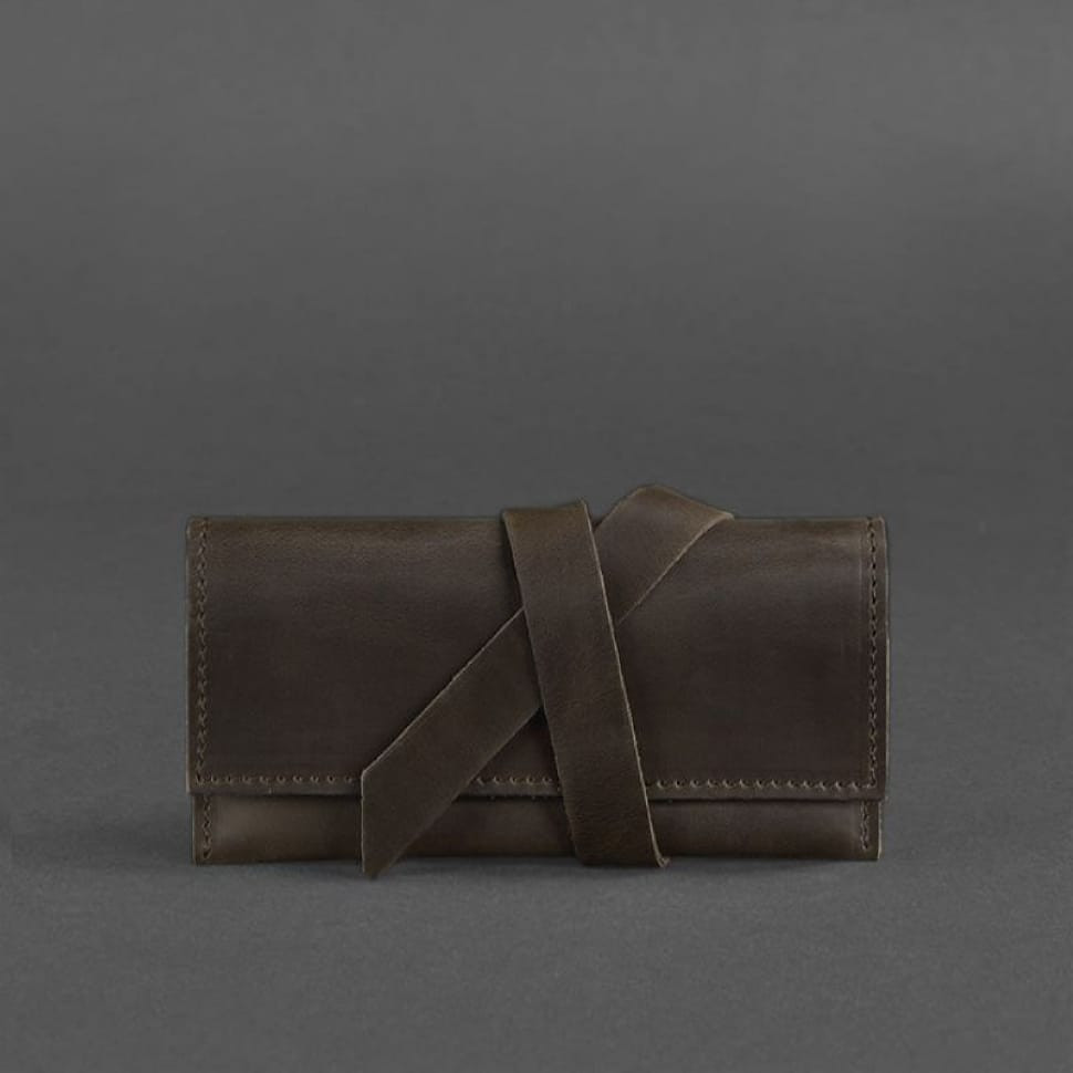 Шкіряний кисет для тютюну 1.0 темно-коричневий