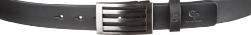 Ремінь чоловічий Grande Pelle 11057 брючний Чорний
