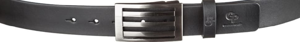 Ремінь чоловічий Grande Pelle 11057 брючний Чорний