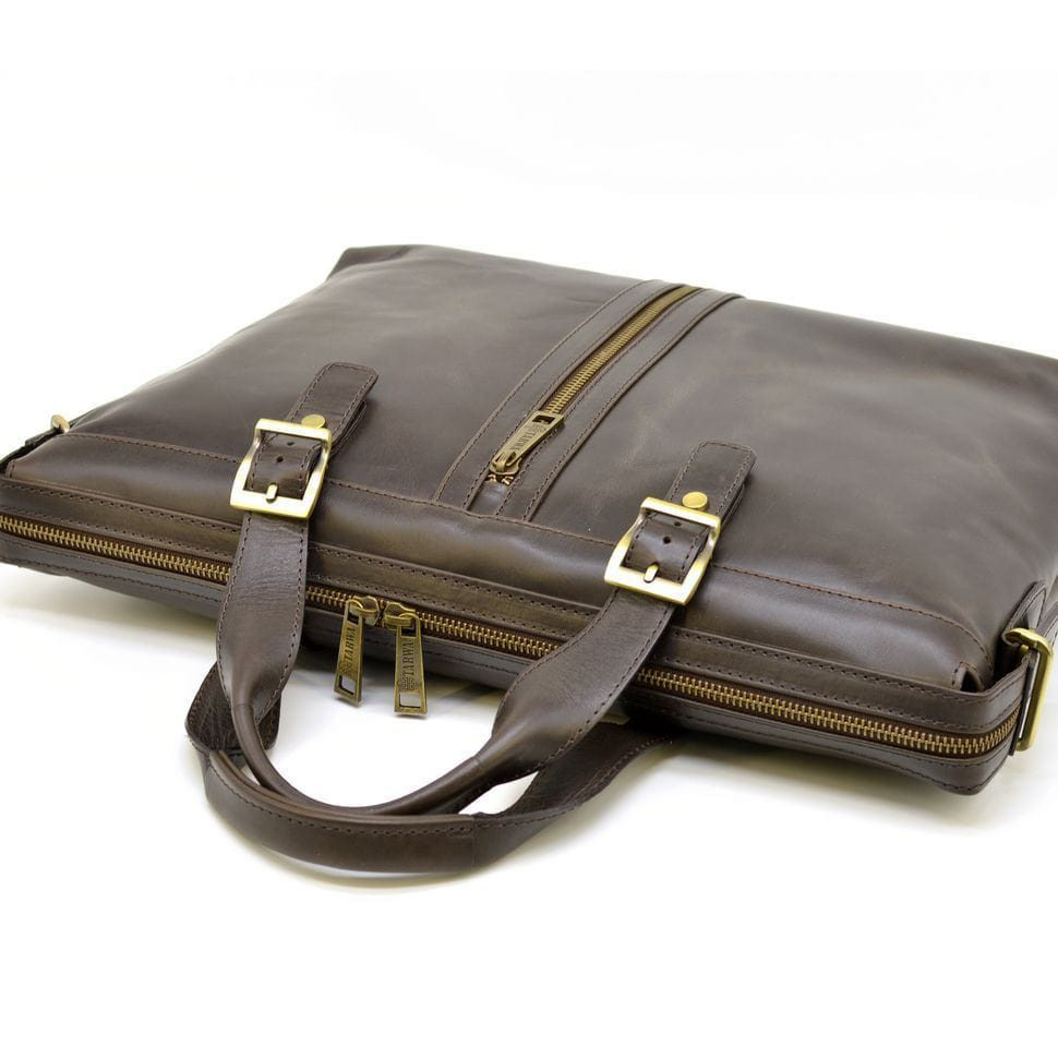 Сумка для ноутбука з натуральної шкіри GC-0041-4lx бренд TARWA