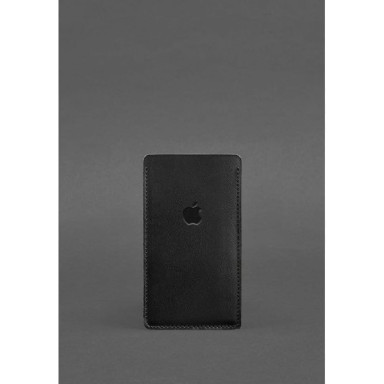 Кожаный чехол для iPhone 11 Черный Краст
