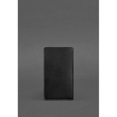 Кожаный чехол для iPhone 11 Черный Краст