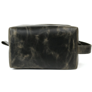 Leather vanity case TARWA RJv-8033-4lx gray