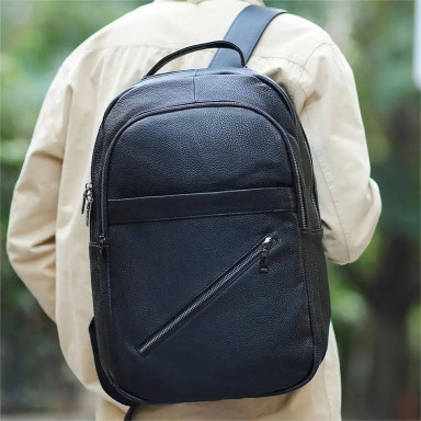 Mens leather urban backpack Bexhill bx0335