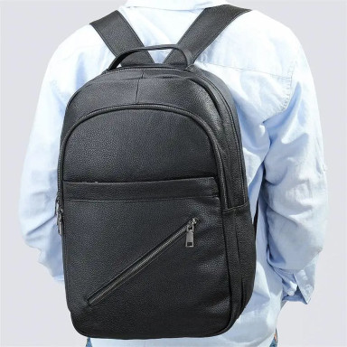 Mens leather urban backpack Bexhill bx0335