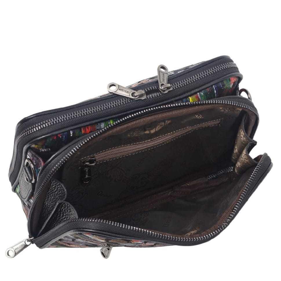 Сумка женская кожаная Desisan 7310-734 яркий