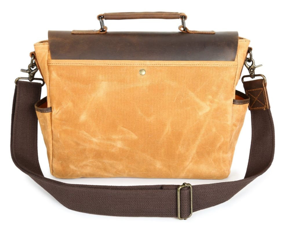 Діловий портфель у поєднанні зі шкірою Vintage 20120 Рудий