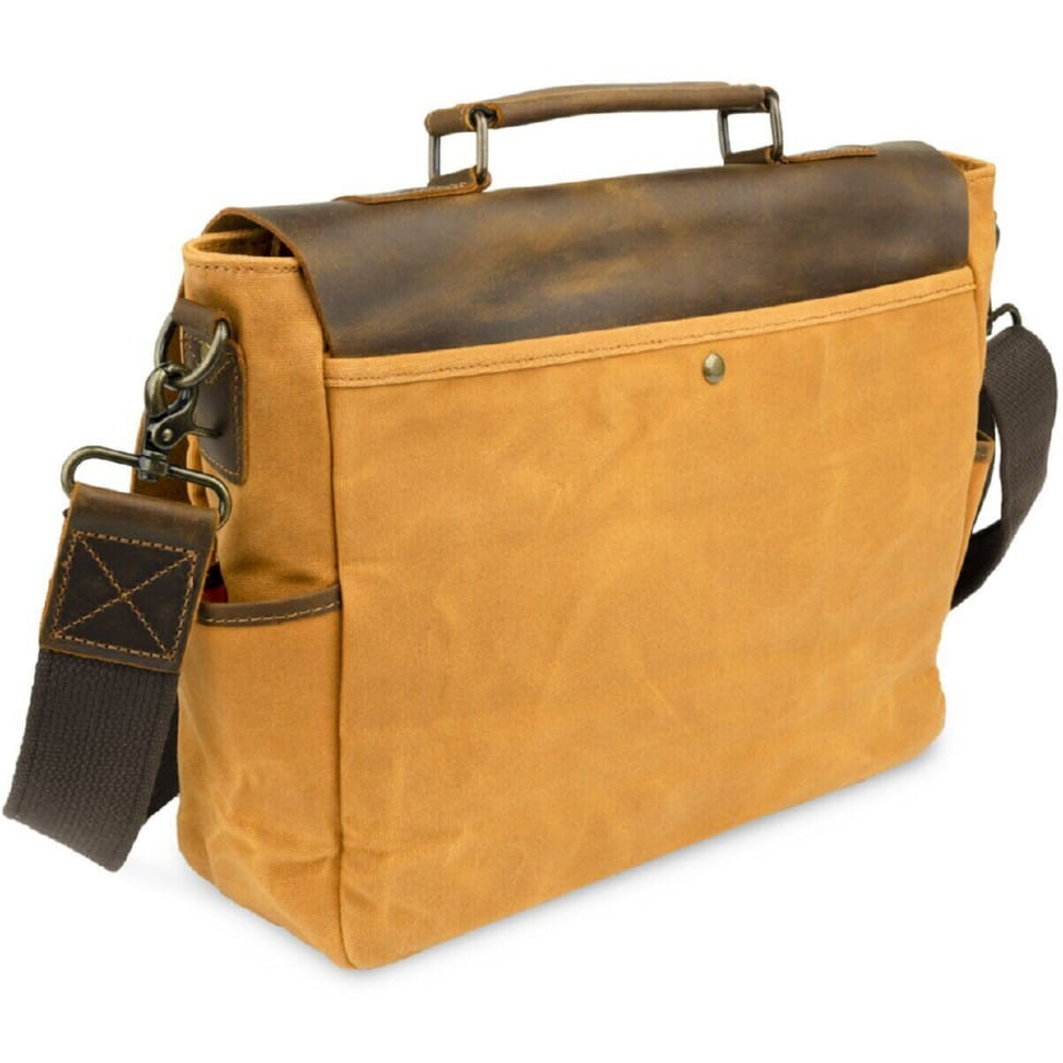 Діловий портфель у поєднанні зі шкірою Vintage 20120 Рудий