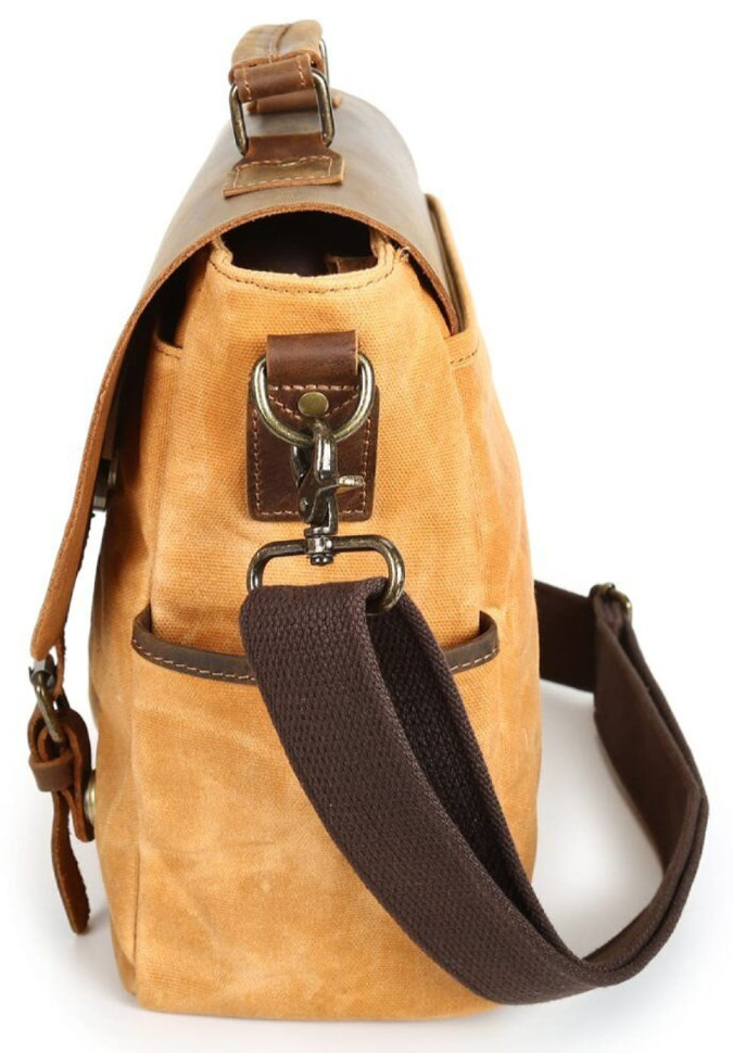 Діловий портфель у поєднанні зі шкірою Vintage 20120 Рудий