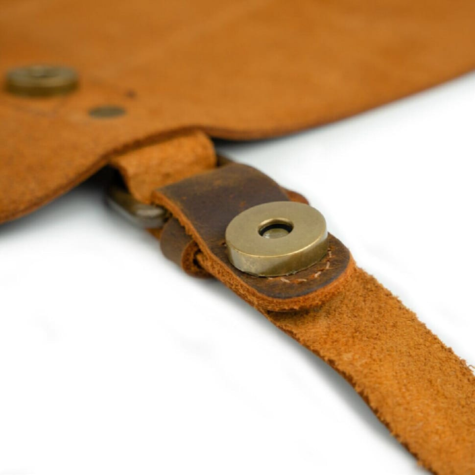 Діловий портфель у поєднанні зі шкірою Vintage 20120 Рудий