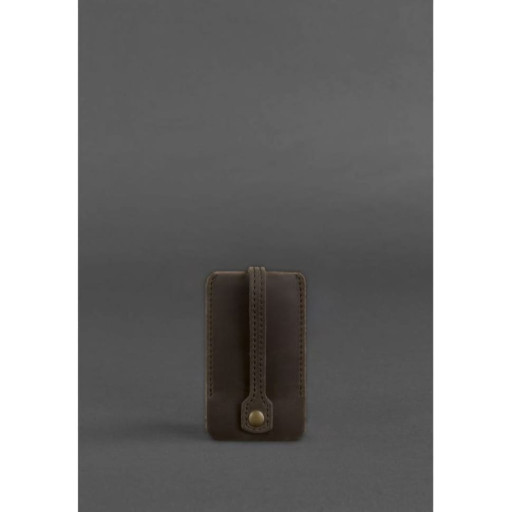 Шкіряна ключниця 1.0 темно-коричнева