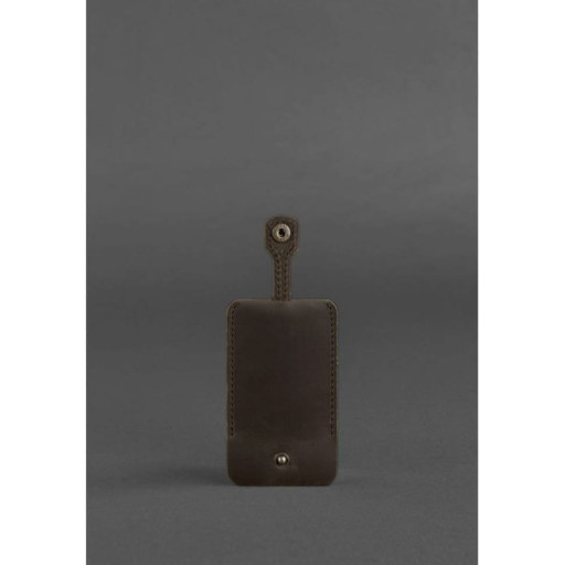 Шкіряна ключниця 1.0 темно-коричнева
