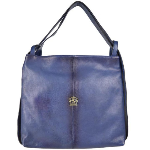 Pratesi BBE476 - Rosano B476 Shoulder Bag in cow leather Rosano B476 Electric Blue